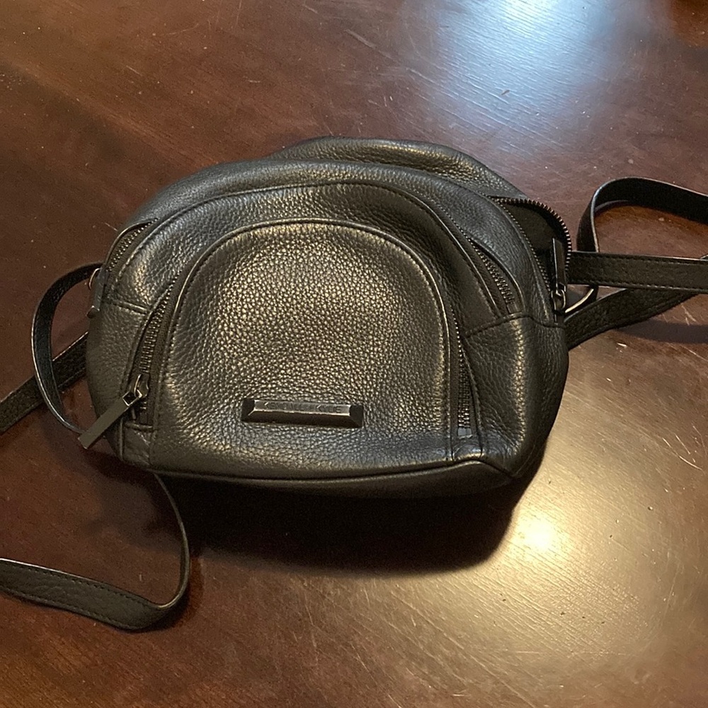 Black Leather Men's Bag